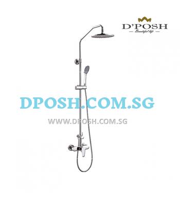 Fidelis FT-7207 Shower Mixer Complete With Hand Shower And Round Rain Shower Head