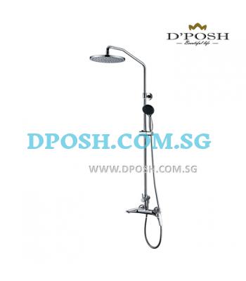 Fidelis FT-7808 Bath/Shower Mixer Complete With Hand Shower And Round Rain Shower Head