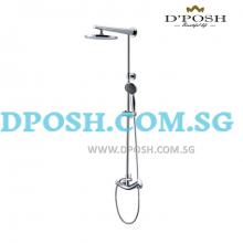 Fidelis FT-7907 Shower Mixer Complete With Hand Shower And Round Rain Shower Head