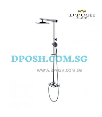 Fidelis FT-7907 Shower Mixer Complete With Hand Shower And Round Rain Shower Head