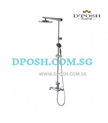 Fidelis FT-7908 Bath/Shower Mixer Complete With Hand Shower And Round Rain Shower Head