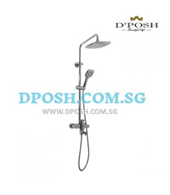 Fidelis FT-8598 Bath/Shower Mixer Complete With Hand Shower And Square Rain Shower Head