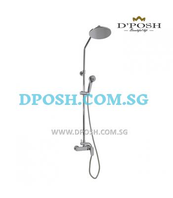 Fidelis FT-8607 Shower Mixer Complete With Hand Shower And Round Rain Shower Head