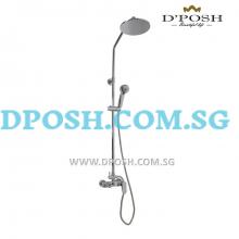Fidelis FT-8608 Bath/Shower Mixer Complete With Hand Shower And Round Rain Shower Head