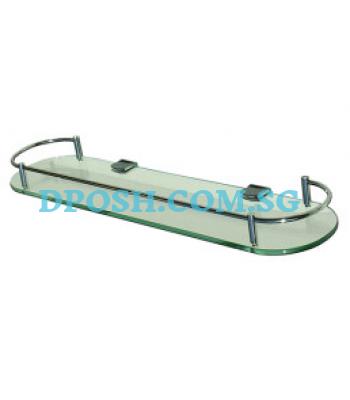 FG-0332 Single Layer  Glass Shelf  ( CLEAR  GLASS )