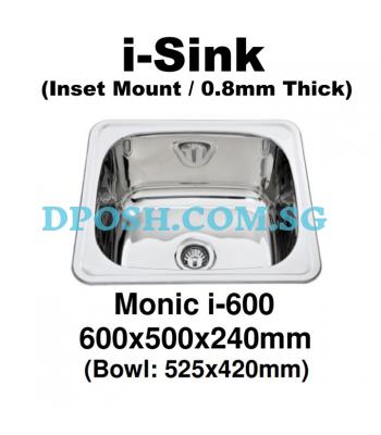 Monic-i-600-Stainless Steel Insert Kitchen Sink