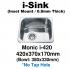 Monic-i-420-Stainless Steel Insert Kitchen Sink 