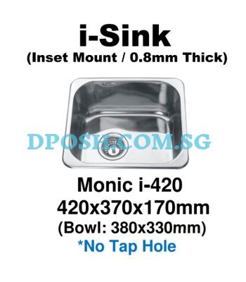 Monic-i-420-Stainless Steel Insert Kitchen Sink 