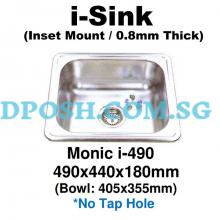 Monic-i-490-Stainless Steel Insert Kitchen Sink 