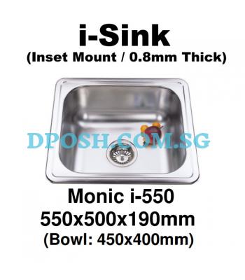 Monic-i-550-Stainless Steel Insert Kitchen Sink