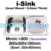 Monic-i-800-Stainless Steel Insert Kitchen Sink 