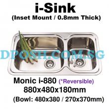 Monic-i-880-Stainless Steel Insert Kitchen Sink 