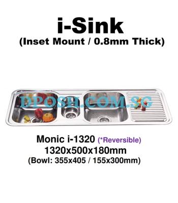 Monic-i-1320-Stainless Steel Insert Kitchen Sink 