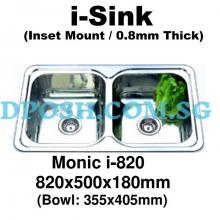 Monic-i-820-Stainless Steel Insert Kitchen Sink 
