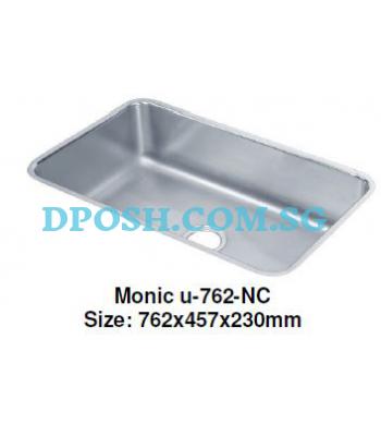 Monic-U-762-NC-1.2mm Stainless Steel Undermount Kitchen Sink 