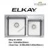 ELKAY-EC-32213-1.2mm  Stainless Steel Undermount Kitchen Sink 
