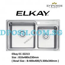 ELKAY-EC-32213-1.2mm  Stainless Steel Undermount Kitchen Sink 