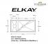 ELKAY-EC-22128-1.2mm Handmade Stainless Steel Undermount Kitchen Sink 