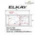 ELKAY-EC-7045-1.2mm Handmade Stainless Steel Undermount Kitchen Sink 