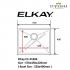 ELKAY-EC-41406-1.2mm Handmade Stainless Steel Undermount Kitchen Sink 