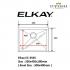 ELKAY-EC-3545-1.2mm Handmade Stainless Steel Undermount Kitchen Sink 