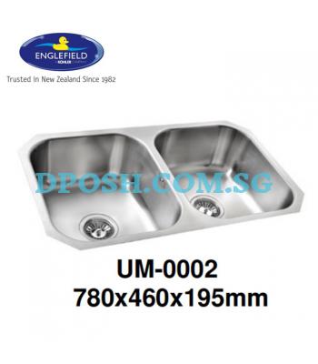 ENGLEFIELD-UM-0002  Stainless Steel Undermount Sink 