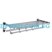 1255 Towel Rack With Towel Bar & Hooks