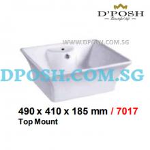 Baron-7017-Counter Top Ceramic Basin