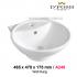 Baron-A248-Wall Mounted Ceramic Basin