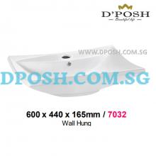 Baron-7032-Wall Mounted Ceramic Basin