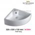 Baron-A154A-Wall Mounted Ceramic Basin