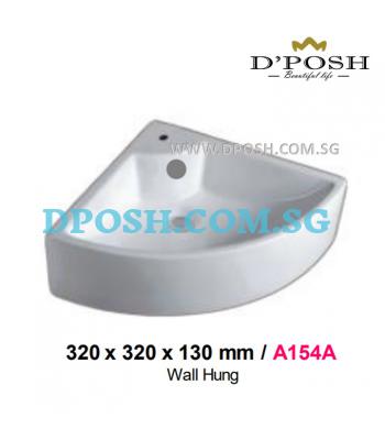 Baron-A154A-Wall Mounted Ceramic Basin