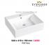 Baron-A060-Counter Top/Wall Mounted  Ceramic Basin