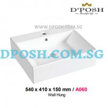 Baron-A060-Counter Top/Wall Mounted  Ceramic Basin
