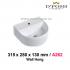 Baron-A262-Wall Mounted Ceramic Basin