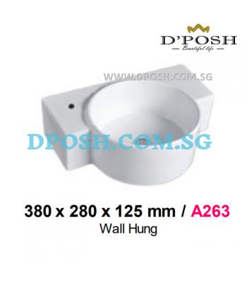 Baron-A263-Wall Mounted Ceramic Basin