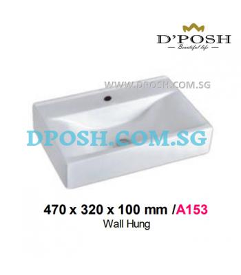 Baron-A153-Wall Mounted Ceramic Basin
