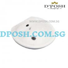 Baron-BS300-Wall Mounted Ceramic Basin