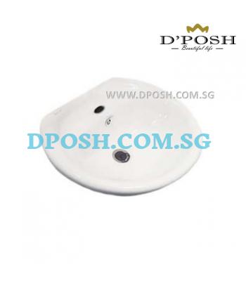 Baron-BS300-Wall Mounted Ceramic Basin