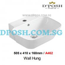 Baron-A462-Wall Mounted Ceramic Basin