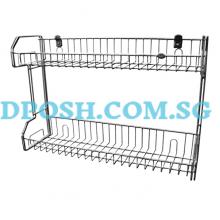 FT-9102-S/Steel 2 Tier Rectangular  Rack 