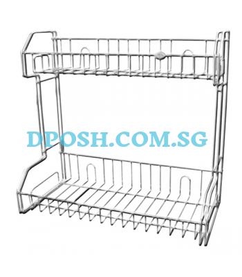 FT-9104-S/Steel 2 Tiers Rectangular  Rack 