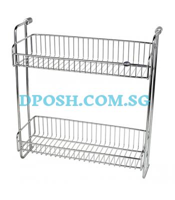 FT-9105-S/Steel 2 Tiers  Rectangular  Rack 