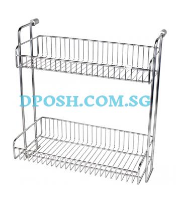 FT-9106-S/Steel 2 Tiers  Rectangular  Rack 