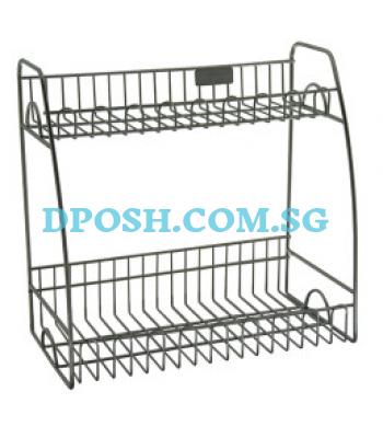 FT-9109-S/Steel 2 Tiers  Rectangular  Rack 