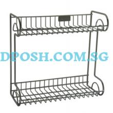 FT-9108-S/Steel 2 Tiers  Rectangular  Rack 