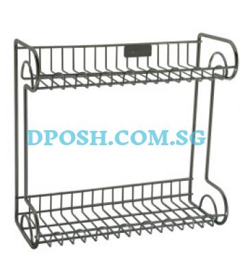 FT-9108-S/Steel 2 Tiers  Rectangular  Rack 