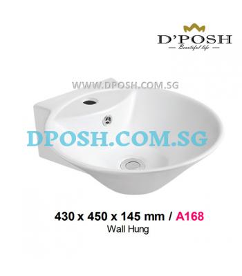 Baron-A168-Wall Mounted Ceramic Basin
