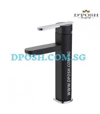 NTL-2002-BLACK-Tall Basin Mixer Tap 