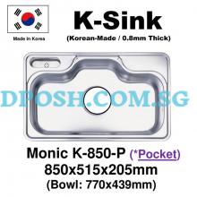 Monic-K-850-P-Stainless Steel Insert Kitchen Sink 
